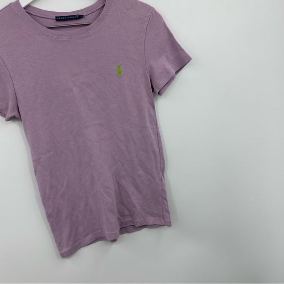 Ralph Lauren Vintage Y2K Purple Short Sleeve Shirt Size Large Early 2000s - Picture 3 of 5